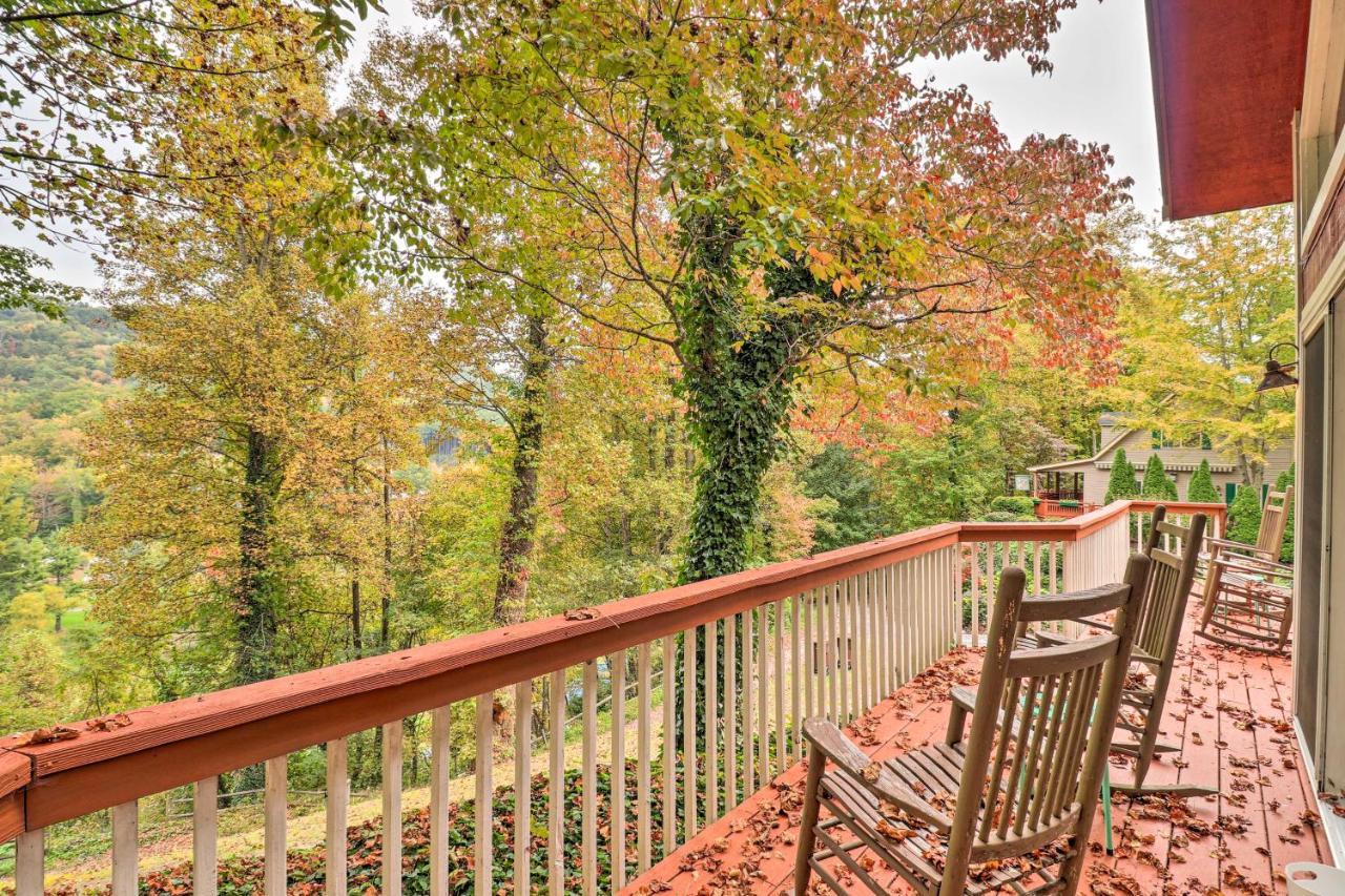 Rustic Red Cabin With Deck In Maggie Valley Club! Eksteriør bilde